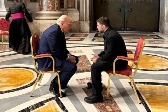 Întâlnirea Trump - Zelenski de la Vatian / Sursă foto: Facebook