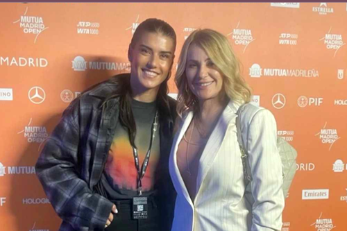 Sorana Cîrstea împreună cu Nadia Comăneci la Madrid Open / Foto: Instagram
