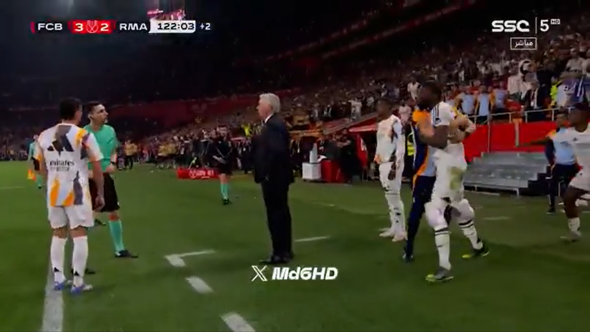 Rudiger a aruncat cu sticla după arbitru în El Clasico