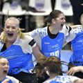 Crina Pintea, pivotul de la CSM București, a fost extrem de fericită după victoria cu Esbjerg, scor 37-27/ foto Cristi Preda (GSP)