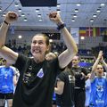 Bojana Popovic, bucuroasă după calificarea lui CSM București în Final 4-ul Ligii Campionilor/Foto: Cristi Preda (GSP.ro)