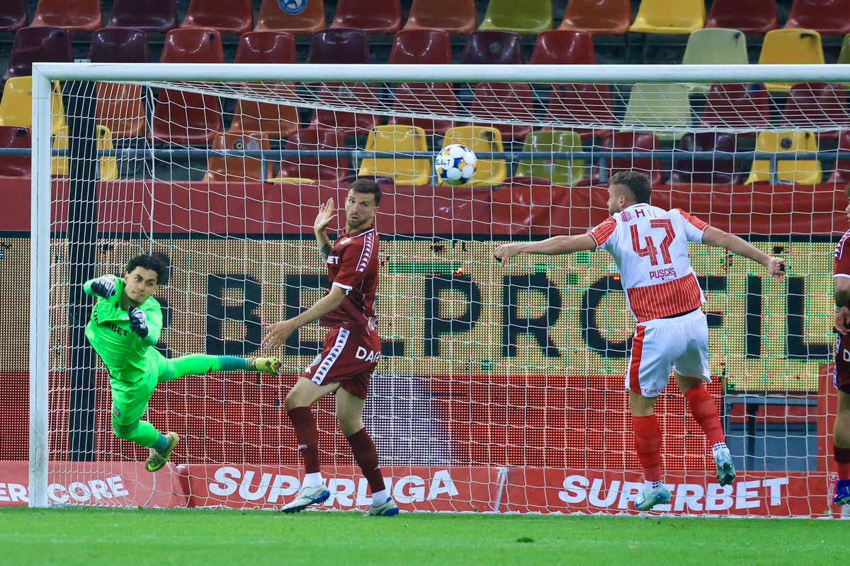 Rapid a rămas în poartă cu Briciu, din primele minute ale derby-ului cu Dinamo!