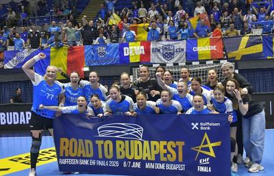 „Budapesta, venim!” » CSM București e din nou, după 8 ani, în Final 4-ul Ligii Campionilor, grație unei prestații magnifice în fața lui Esbjerg