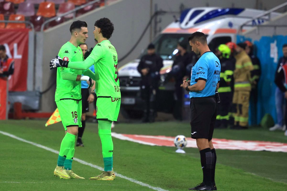 Rapid a rămas în poartă cu Briciu, din primele minute ale derby-ului cu Dinamo!