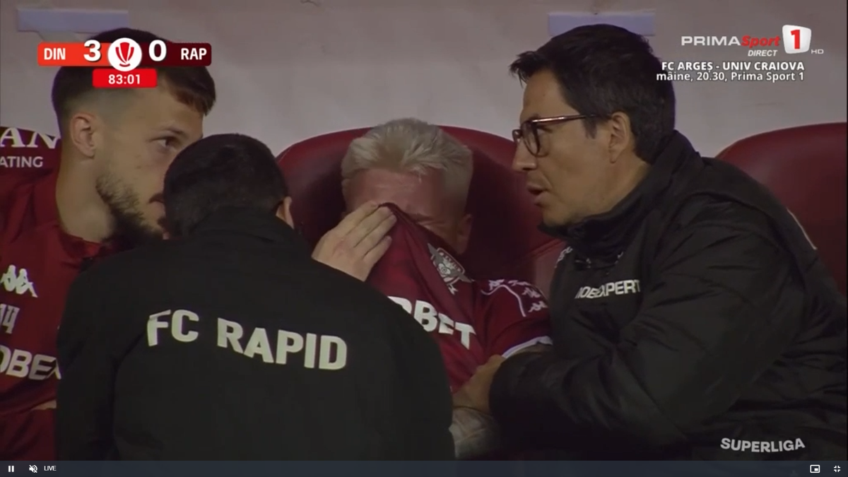 Daună totală: Claudiu Petrila a început să plângă în hohote pe bancă