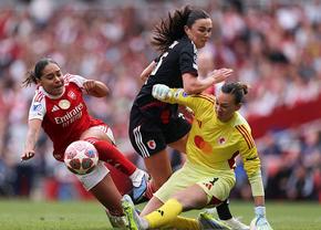 Victorie la limită în Arsenal - Lyon, a doua semifinală din UEFA Women's Champions League