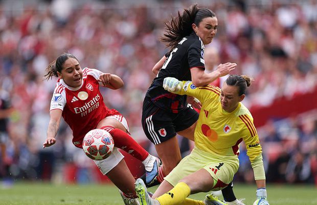 Victorie la limită în Arsenal - Lyon, a doua semifinală din UEFA Women's Champions League
