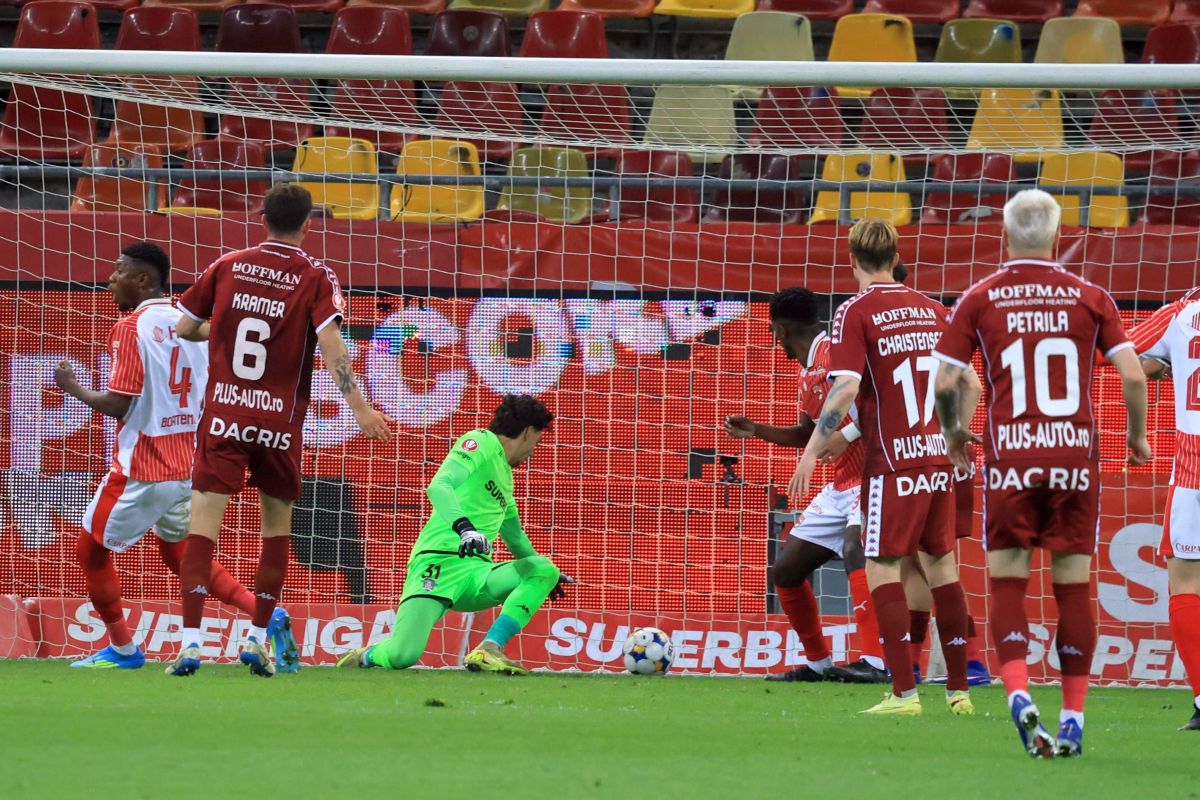 Dinamo - Rapid, derby pentru Europa » Deschidere de scor, Briciu scapă balonul în poartă