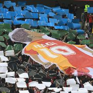 Moment emoționant, înainte de Dinamo - Rapid: scenografie specială pentru Mircea Lucescu, cu Hagi în peluza roș-albă » Giuleștenii au aplaudat!