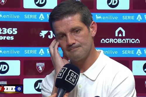 Cristi Chivu, la microfonul DAZN, după meci