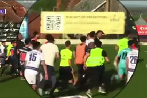 Imagini incredibile! Dan Alexa a sărit la bătaie după meciul echipei sale