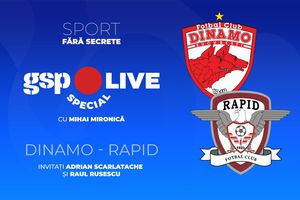Dinamo - Rapid, derby pentru cupele europene » Comentăm la GSP Live Special cu Adrian Scarlatache și Raul Rusescu