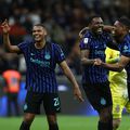Denzel Dumfries (numărul 2), una din posibilele plecări de la Inter în vară / foto: Getty Images