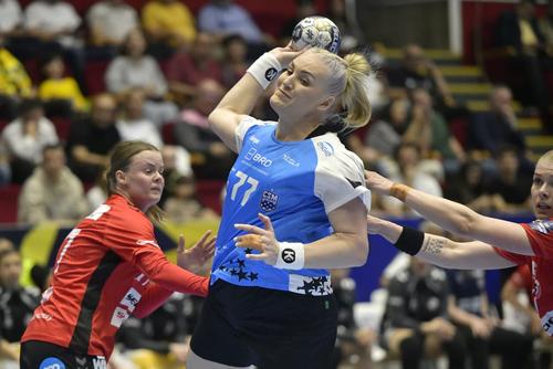 Crina Pintea în CSM București - Team Esbjerg / FOTO: Cristi Preda (GSP.ro)
