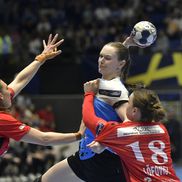 Anne Mette Hansen în CSM București - Team Esbjerg / FOTO: Cristi Preda (GSP.ro)