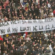 Bannere cu tentă rasistă în Dinamo - Rapid