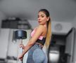 FOTO+VIDEO Cele mai plăcute exerciții de fitness :) Andra a devenit celebră pe Instagram cu pozele sale incendiare