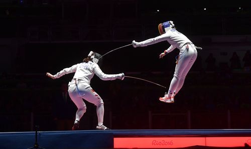 Ana Maria Popescu în acțiune în finala olimpică de la Rio FOTO Cristi Preda