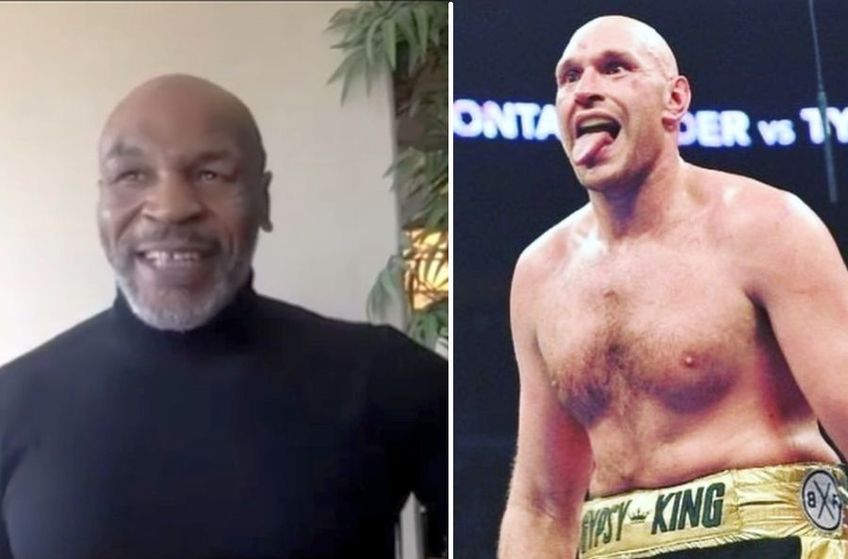 Mike Tyson (stânga) și Tyson Fury (dreapta) ar putea lupta într-un meci demonstrativ // sursă foto: Instagram @ gypsyking101, miketyson