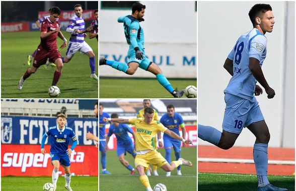 TOP 5 cei mai buni fotbaliști U23 din „B” » 3 dintre ei au făcut deja pasul spre Liga 1
