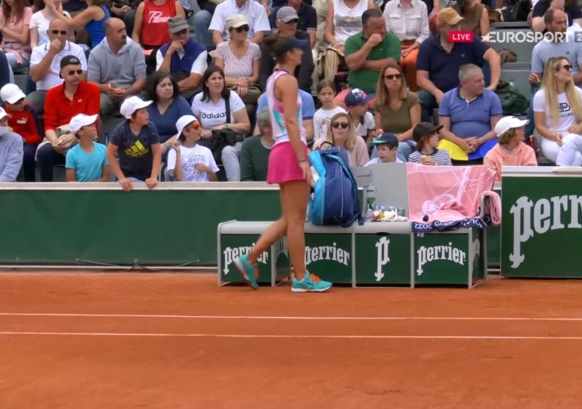Irina Begu, aproape de descalificare la Roland Garros: racheta aruncată de româncă a aterizat în tribune și a fost la un pas să lovească un copil