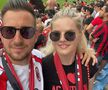 Adrian și Anda Păun, prezenți la meciul care i-a adus primul titlu lui AC Milan după o pauză de 11 ani / Sursă foto: instagram.com/paunadrian95/
