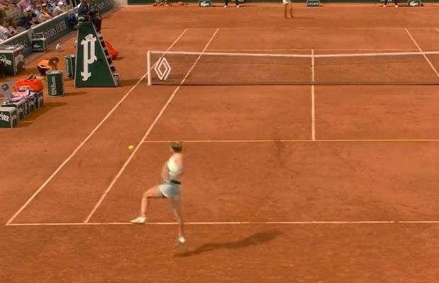 Simona Halep i-a cucerit pe francezi cu o execuție în stilul lui Monfils » „Superman backhand” în duelul cu Zheng de la Paris