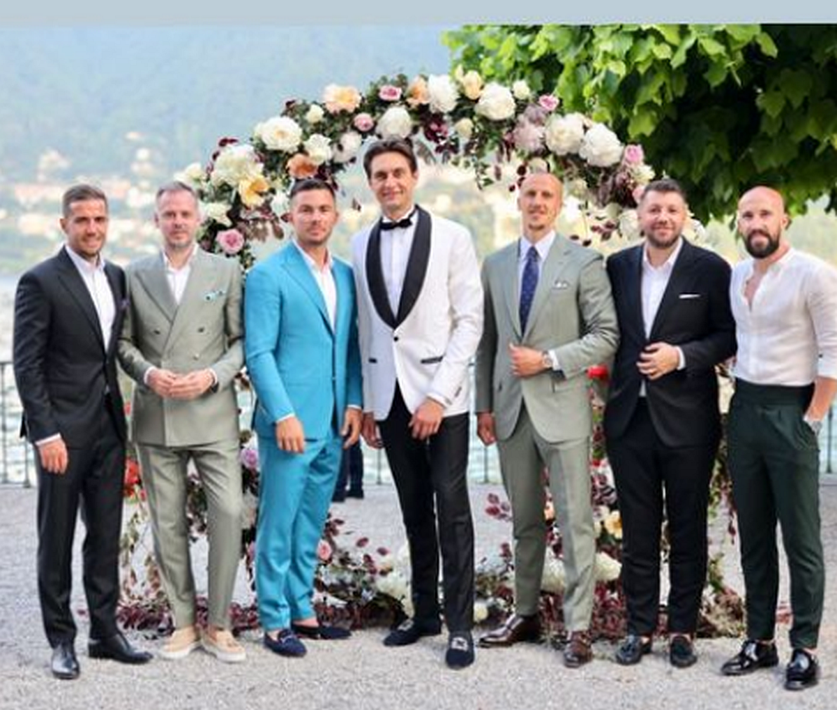 Ciprian Tătărușanu, nuntă pe lacul Como » Imagini tari: Chiricheș și Chipciu, printre invitați