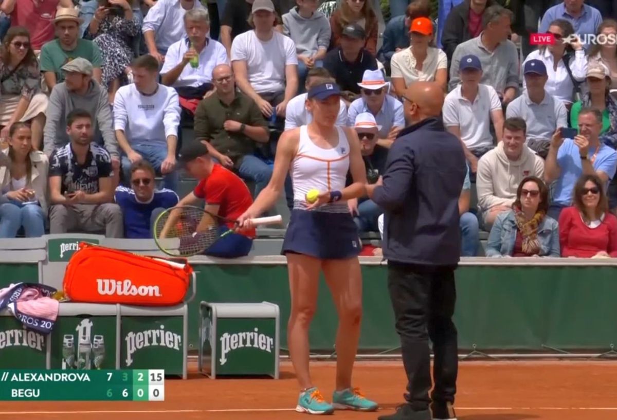 Irina Begu, la un pas să fie descalificată la Roland Garros