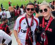 Adrian și Anda Păun, prezenți la meciul care i-a adus primul titlu lui AC Milan după o pauză de 11 ani / Sursă foto: instagram.com/paunadrian95/