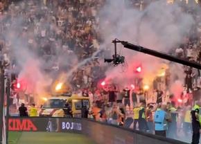 Scandal la finala Cupei Serbiei, Steaua Roșie - Partizan » Bătaie între ultrași și poliție + Antrenorul și-a dat demisia la final!