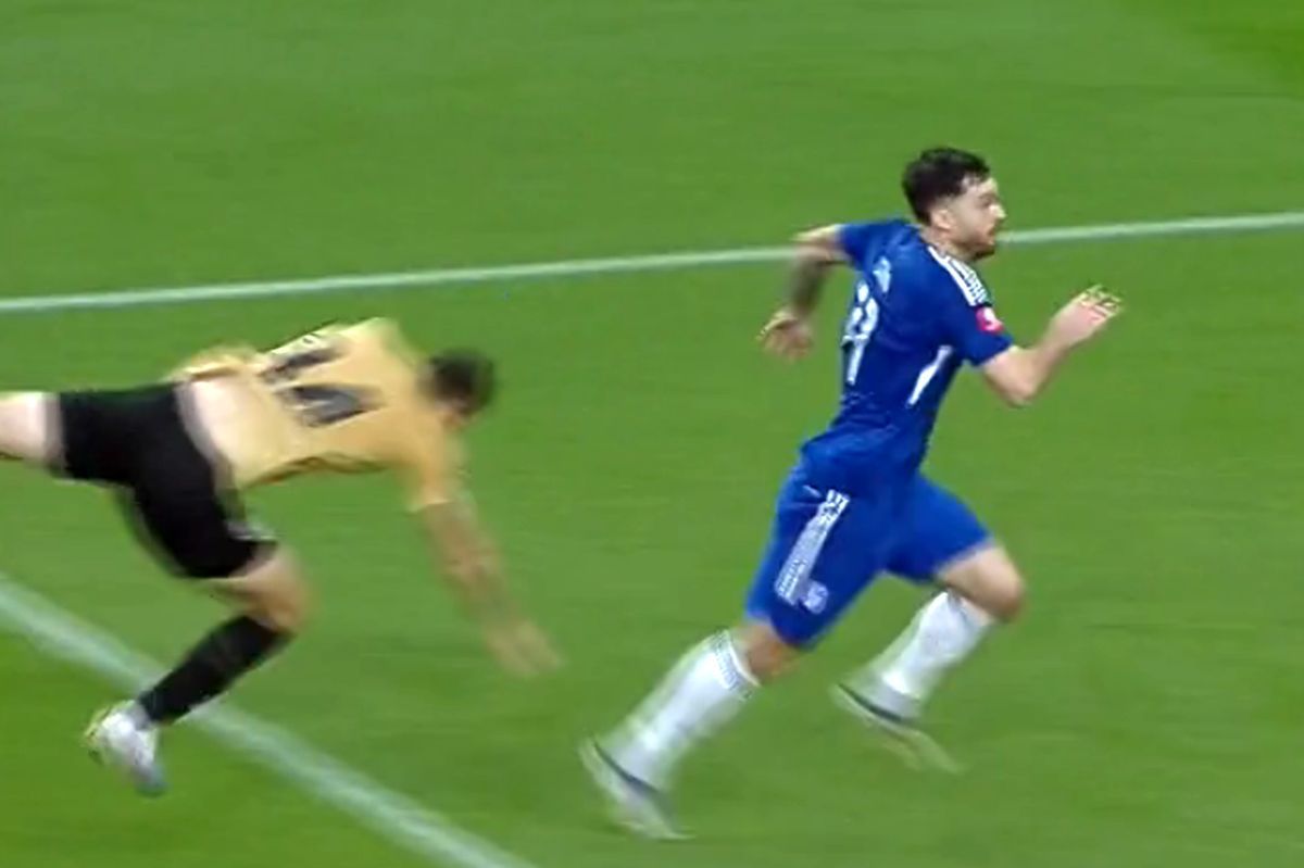 FCU Craiova - FC Voluntari, golul 1 din semifinala barajului pentru Conference League