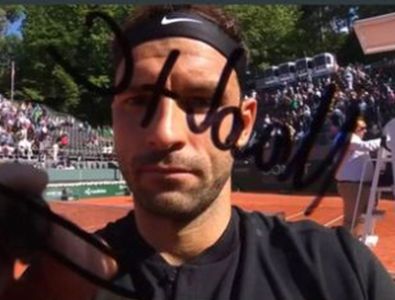 Dimitrov, dedicație pentru Mădălina Ghenea » Ce a scris pe camera TV la Geneva