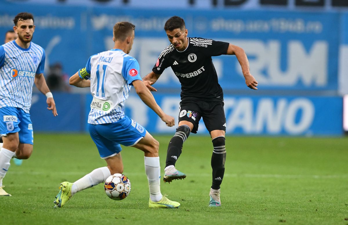 Trei decizii-cheie au dinamitat finalul din U Craiova - U Cluj » Marcel Bârsan a dictat două lovituri de la 11 metri și a anulat un gol. Verdictul specialistului