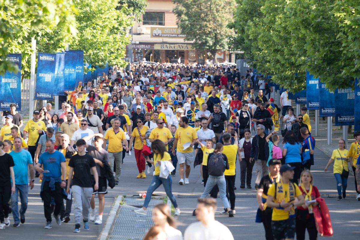Record istoric pe Arena Nationala la meciul Generatiei de Aur