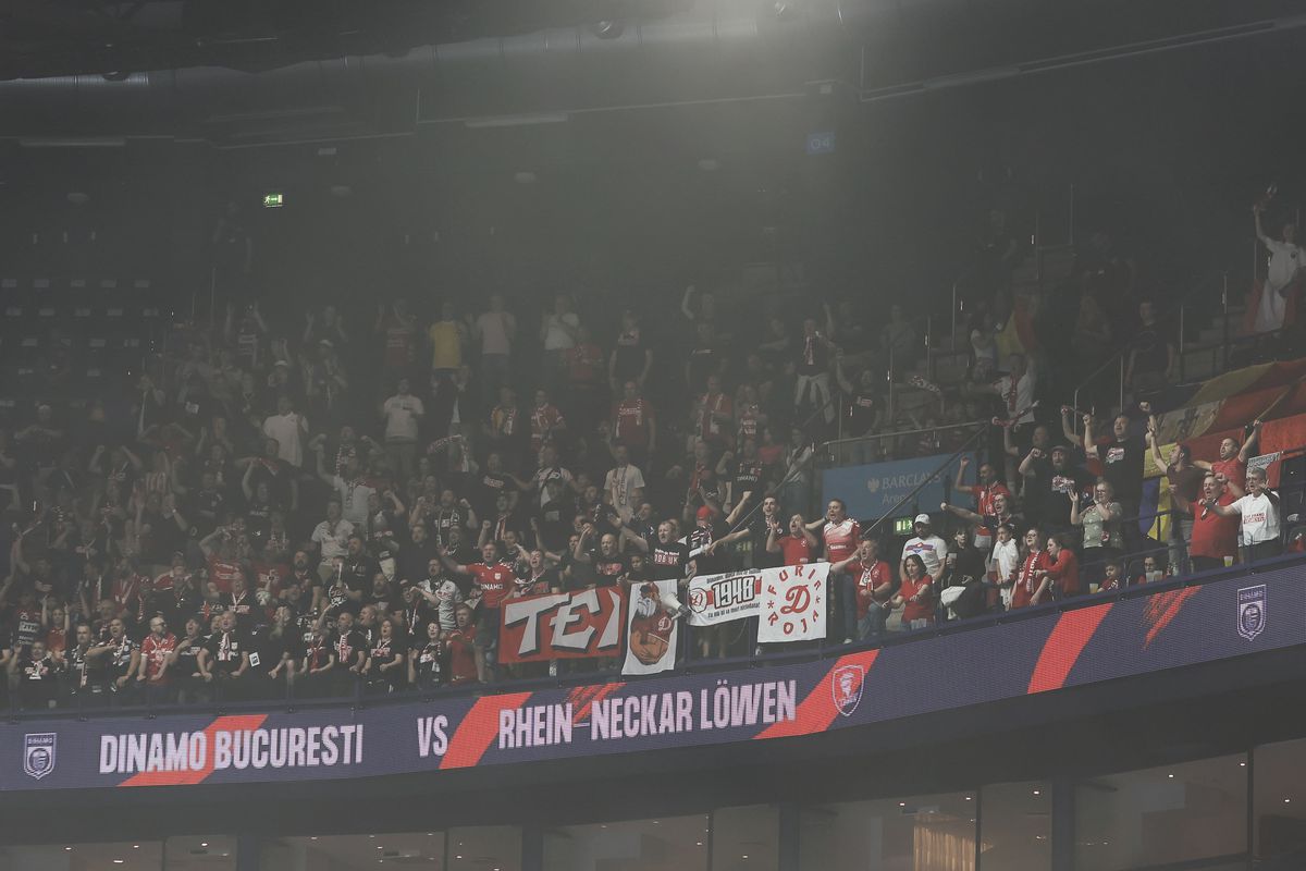 Scene emoționante surprinse de reporterii GSP la Hamburg » Handbaliștii lui Dinamo, în lacrimi! Ce scanda galeria în tot acest timp