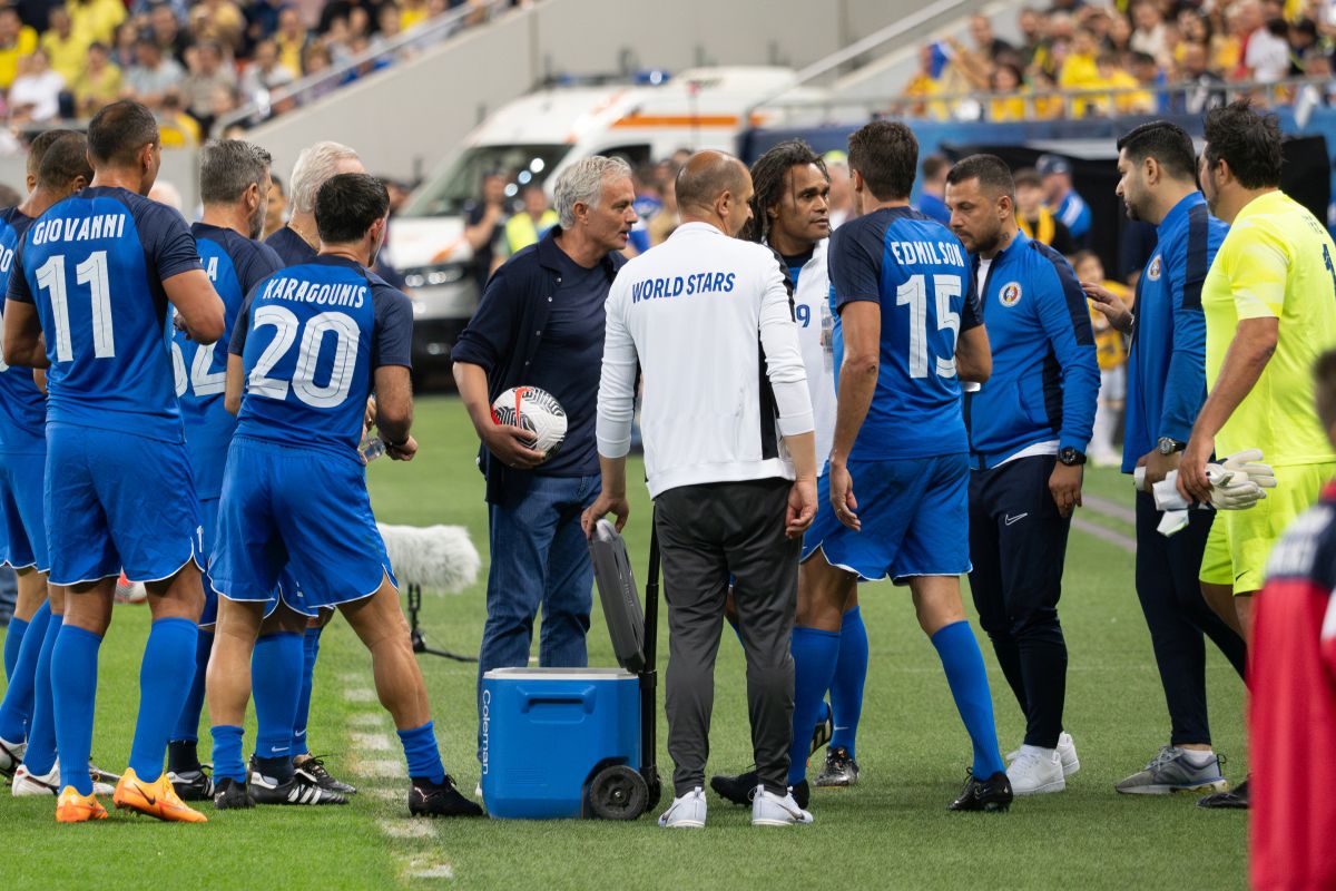 Jose Mourinho pe Arena Nationala