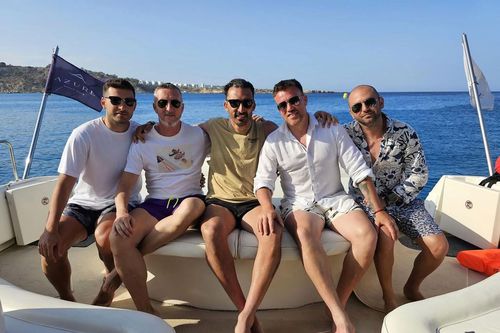 Mihai Stoica, în vacanță cu staff-ul FCSB, foto: Instagram