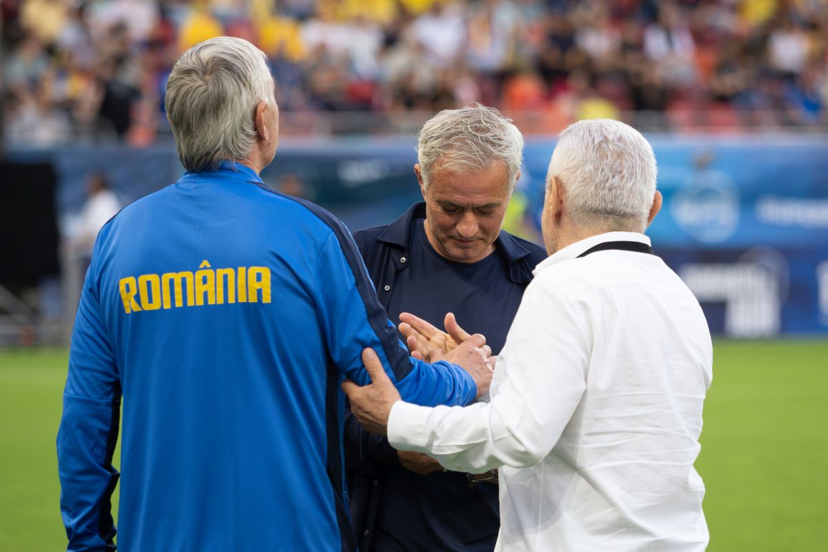 Jose Mourinho pe Arena Nationala