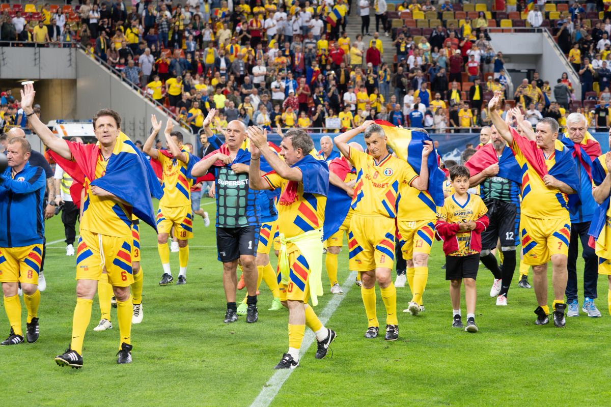 Audiență incredibilă la meciul Generației de Aur » Vârf de 2,2 milioane de telespectatori