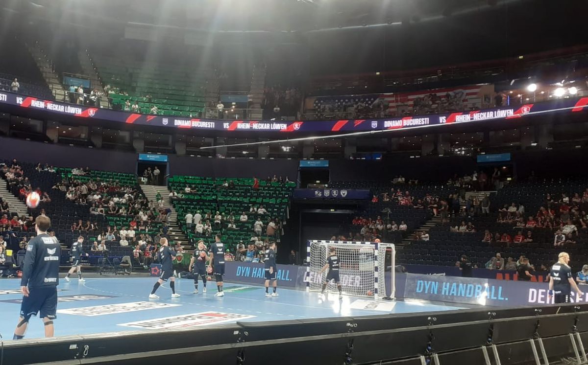 Au dat în mintea copiilor » Încălzire inedită la Hamburg, înainte de Dinamo - Rhein-Neckar Lowen