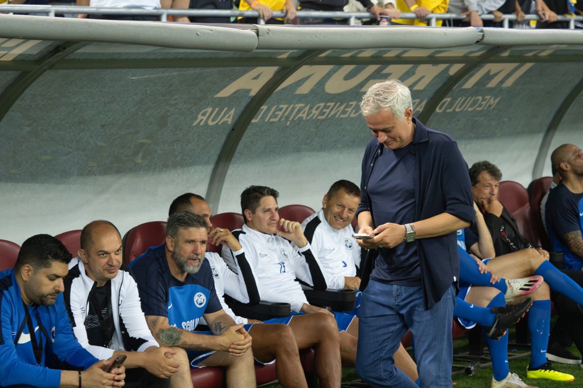 Jose Mourinho pe Arena Nationala