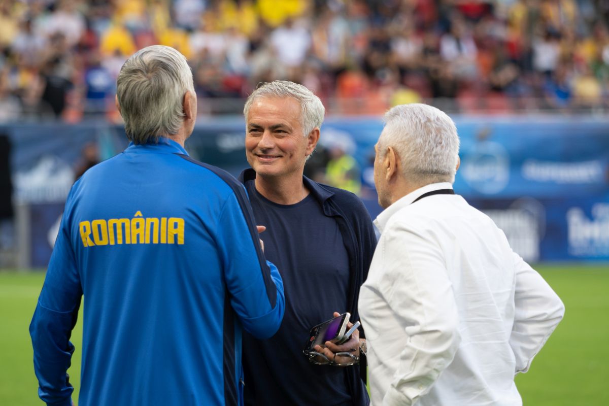 Jose Mourinho pe Arena Nationala