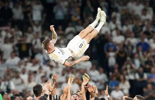 „Lacrimile copiilor mei m-au omorât!”. Toni Kroos a fost copleșit de emoții la ultimul său meci jucat în tricoul lui Real Madrid pe „Santiago Bernabeu”