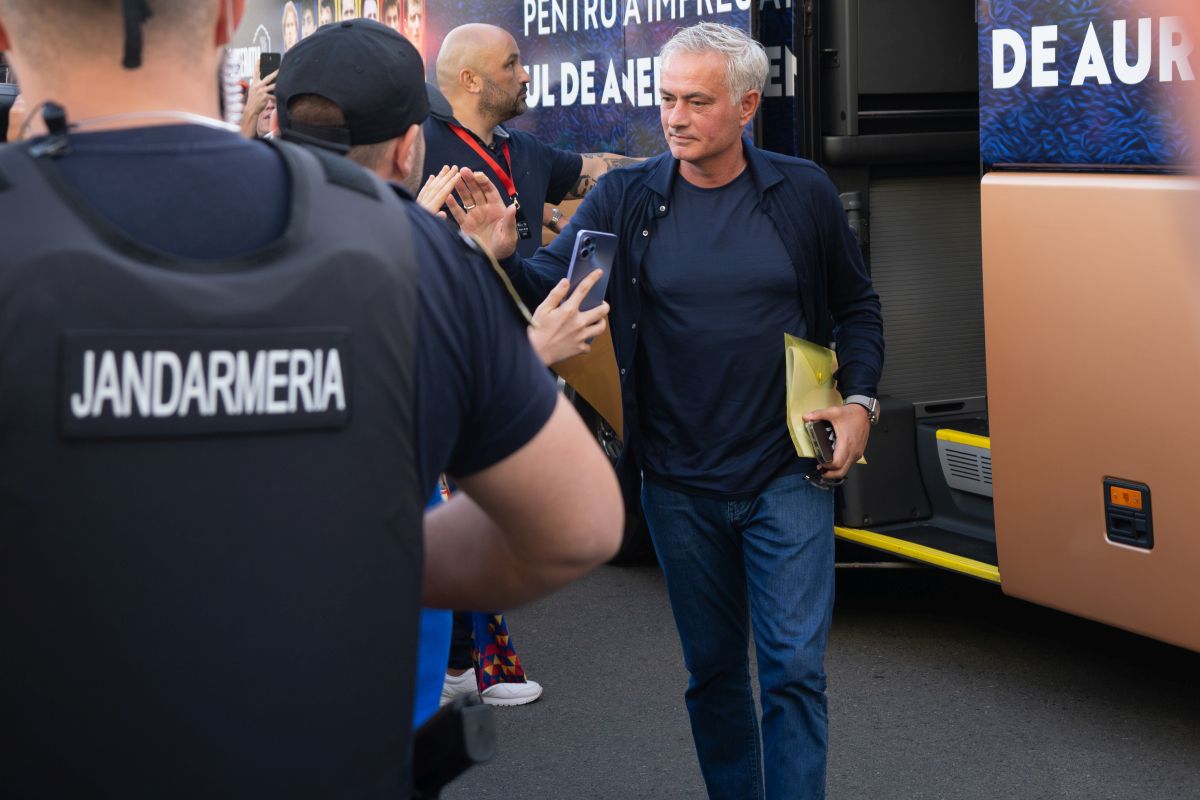 Jose Mourinho pe Arena Nationala