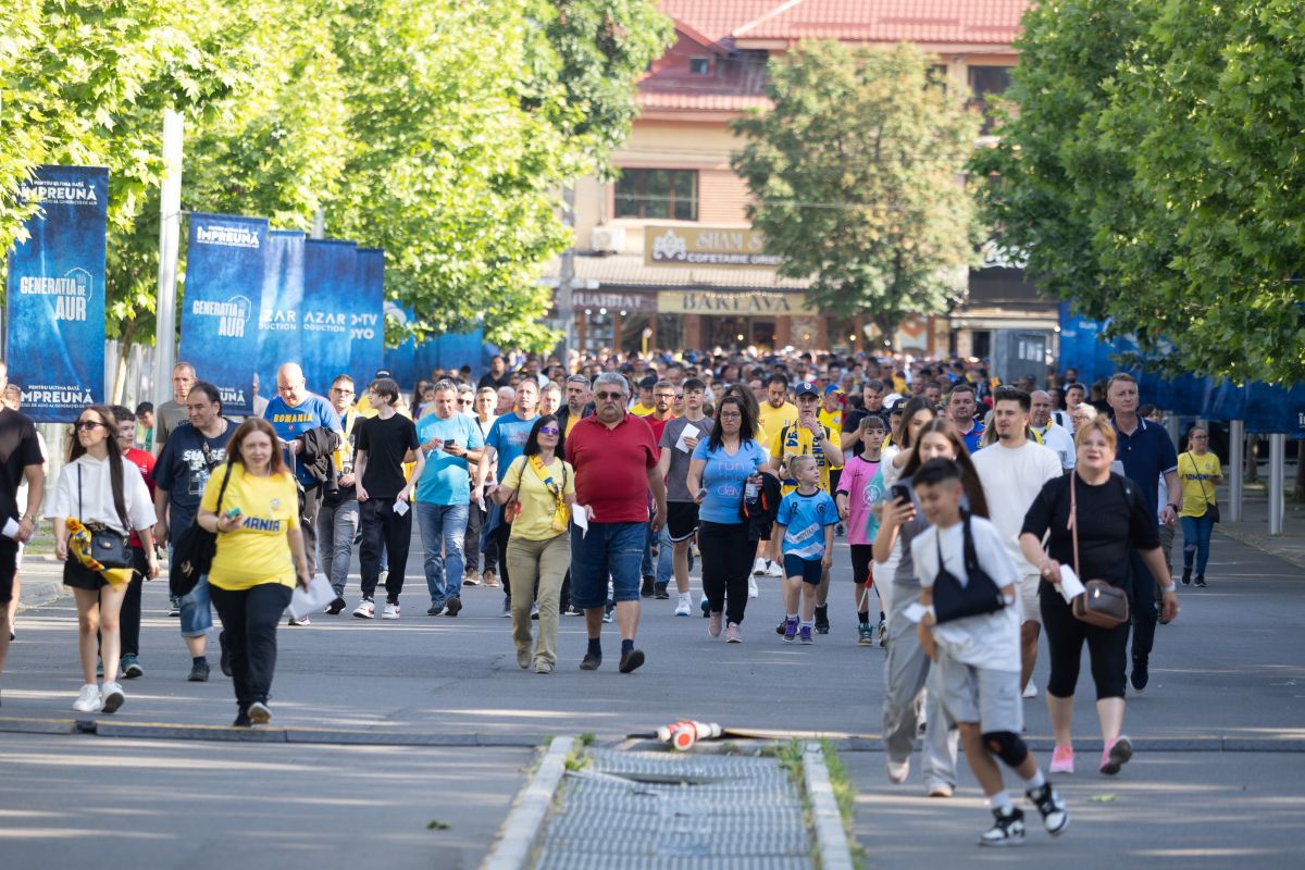 Mii de copii au „invadat” Arena Națională! Jucătorii au rămas WOW: „Nu mă aşteptam la aşa ceva”
