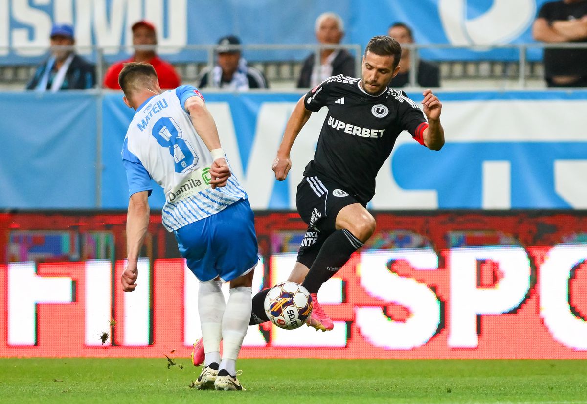 Ce nu s-a văzut la TV la meciul U Craiova - U Cluj » Un spectator a aruncat cu un obiect spre arbitrul Marcel Bîrsan, ce riscă oltenii