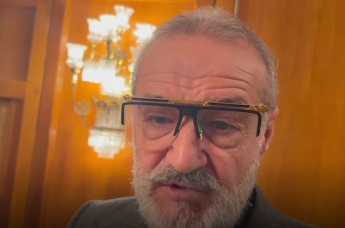 Gigi Becali, prezent la ceremonia de învestire a lui Nicușor Dan