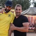 Ion Burchi, alături de Karim Benzema Foto: colecție personală
