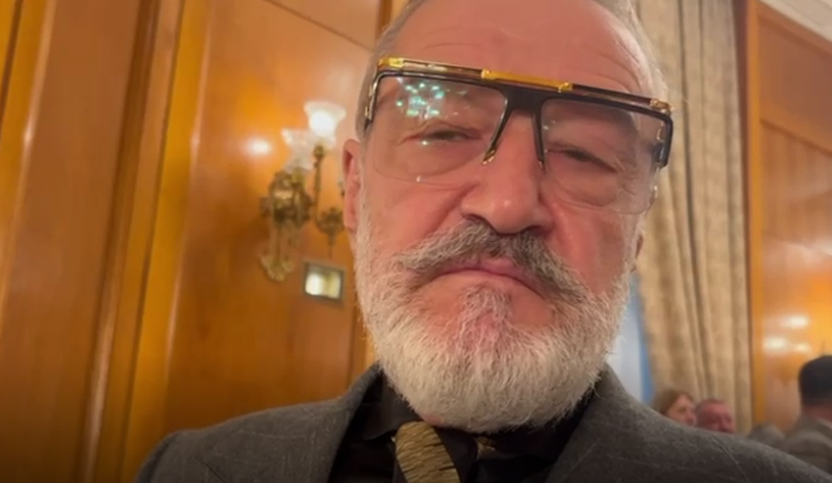 Gigi Becali, prezent la ceremonia de învestire a lui Nicușor Dan